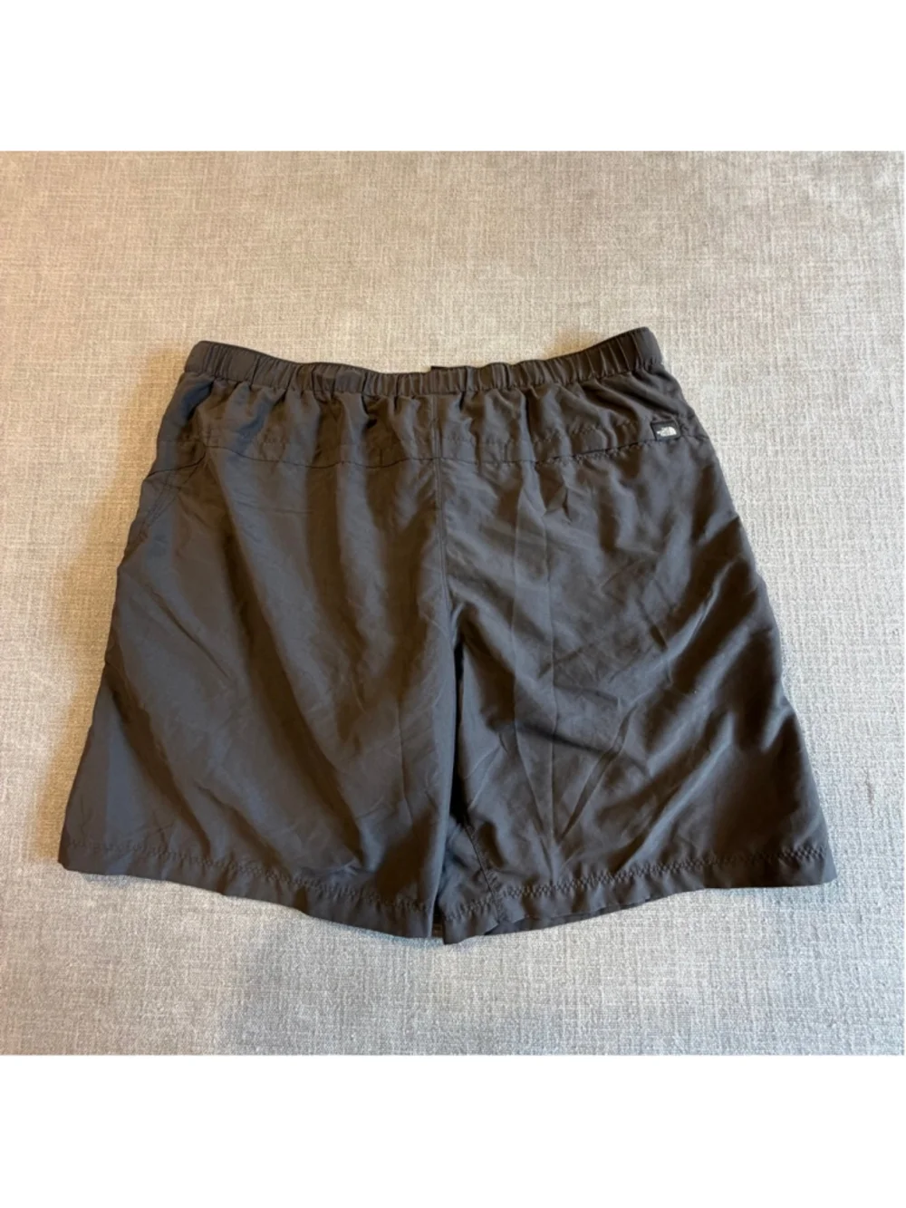 North Face Shorts Mens Gray Ripstop belted Outdoor Hiking Utility Shorts XL